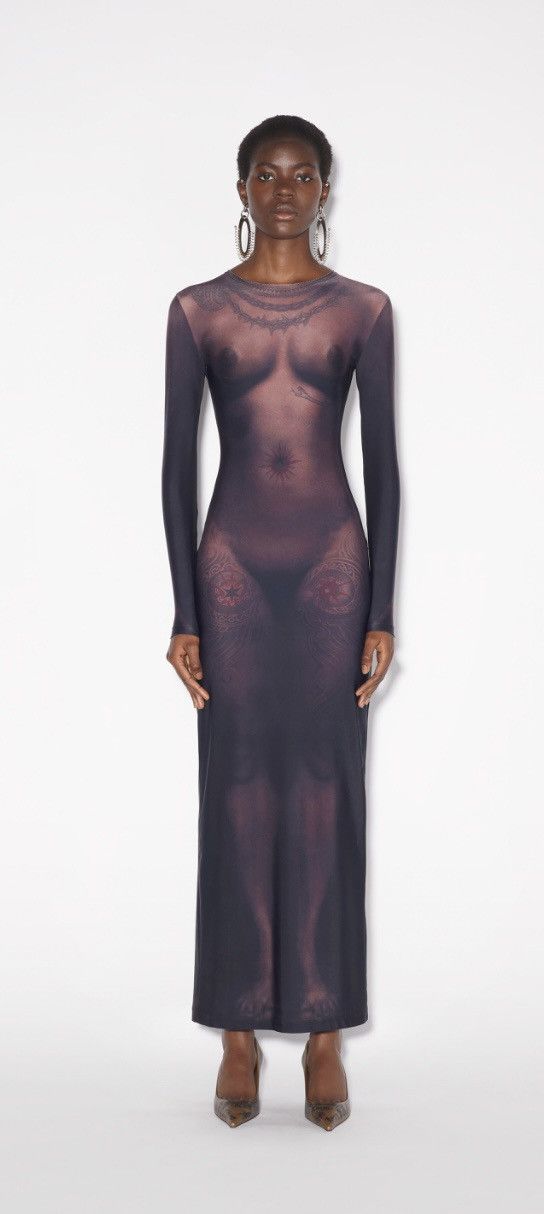 Jean Paul Gaultier NWT Jean Paul Gaultier The Body Tattoo Maxi Dress. Size M Size XS / US 0-2 / IT 36-38 - 1 Thumbnail