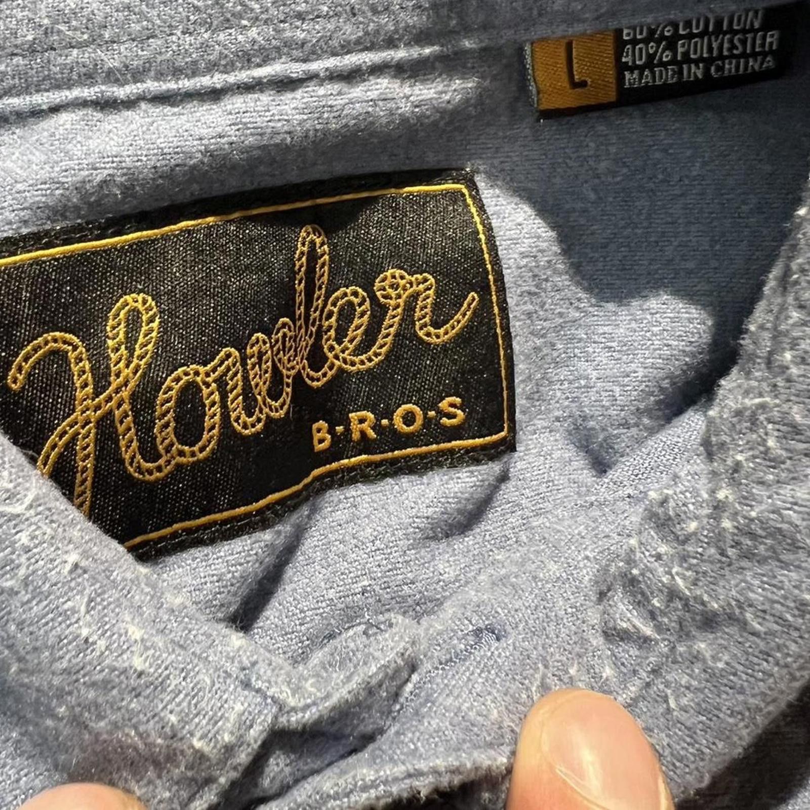 Howler Brothers Howler Bros H Bar B Tech Blue Longsleeve Shirt Size US L / EU 52-54 / 3 - 5 Thumbnail