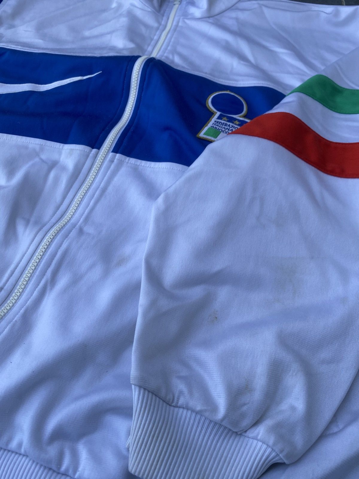 Nike × Sports Specialties VTG 1996 NIKE AZZURI ITALY WORLD CUP TRAINER TRACKTOP Size US L / EU 52-54 / 3 - 13 Thumbnail