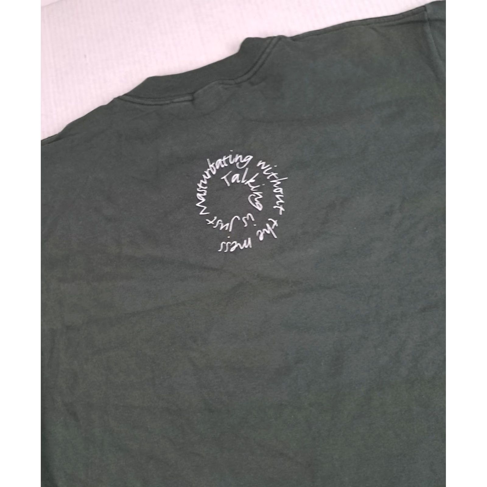 Vintage VINTAGE Our Lady Peace T-Shirt Murina Canvas Graphic Print Short Sleeve Crew Neck Olive L Adult/Unisex Music 1990s USA Size US L / EU 52-54 / 3 - 6 Thumbnail