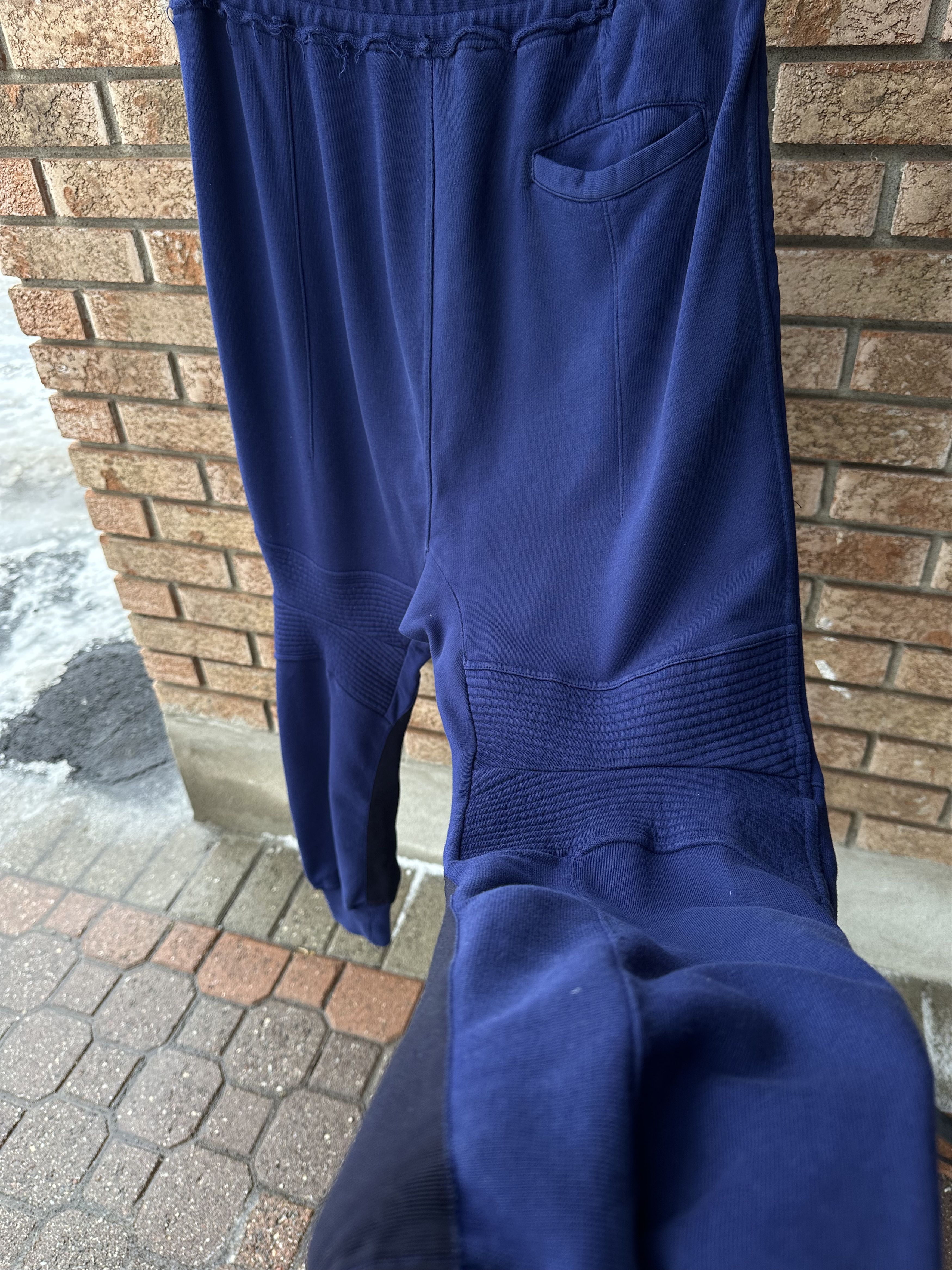 Haider Ackermann Moonshape Perth Sweatpants Touareg Indigo Size US 30 / EU 46 - 11 Thumbnail
