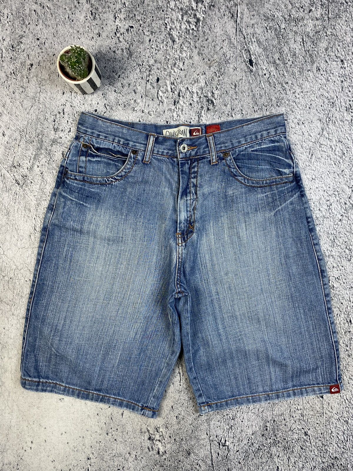 Quiksilver × Vintage Vintage y2k Shorts quiksilver Streetwear Baggy Pants Size US 32 / EU 48 - 2 Thumbnail