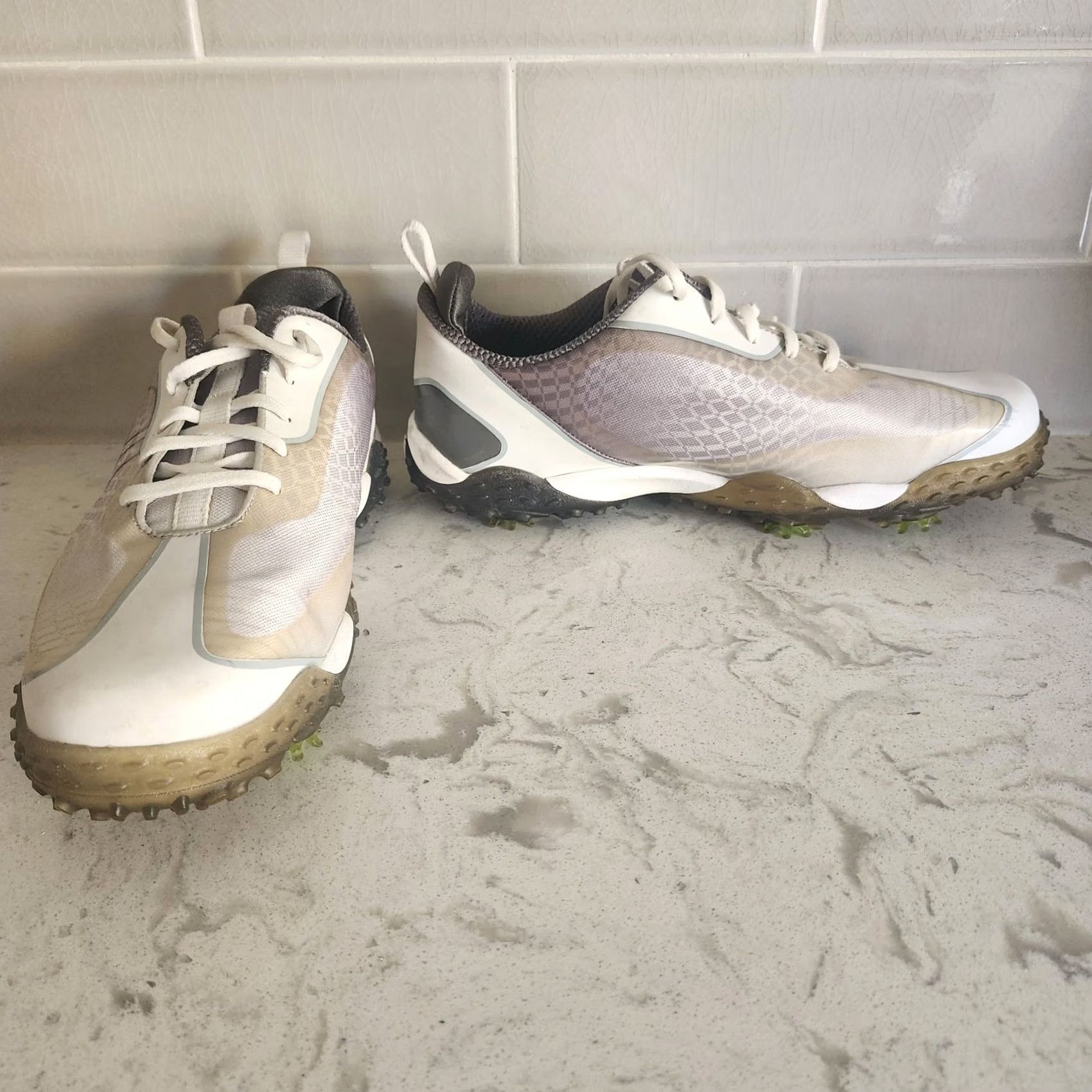 Footjoy FootJoy Sneaker Mens 9.5W Gray Freestyle 2 Athletic Golf Lace Up Casual Comfort Size US 10 / EU 43 - 2 Thumbnail