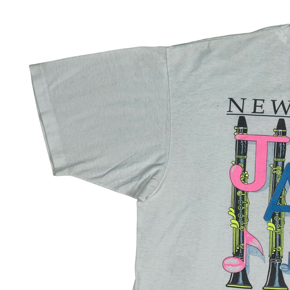 Hanes 🔥LAST PRICE🔥 Vintage New Orleans Jazz Saxophones Tee Size US XL / EU 56 / 4 - 8 Thumbnail