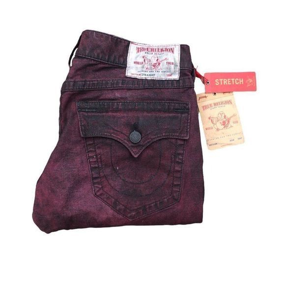True Religion Brand New True Religion Jeans Size 32 STRAIGHT BIG T Red Size US 32 / EU 48 - 1 Thumbnail