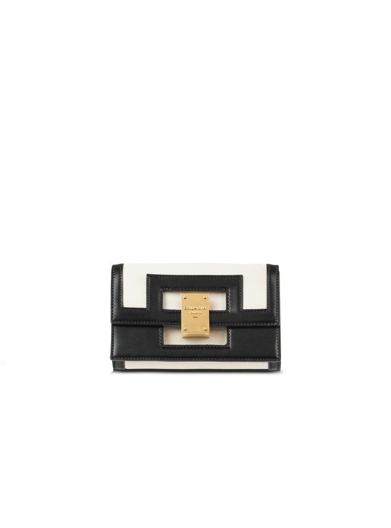 Balmain o1s1wg111225 Size:OS/1945 Heritage Shoulder Bag in Black Size ONE SIZE - 1 Thumbnail