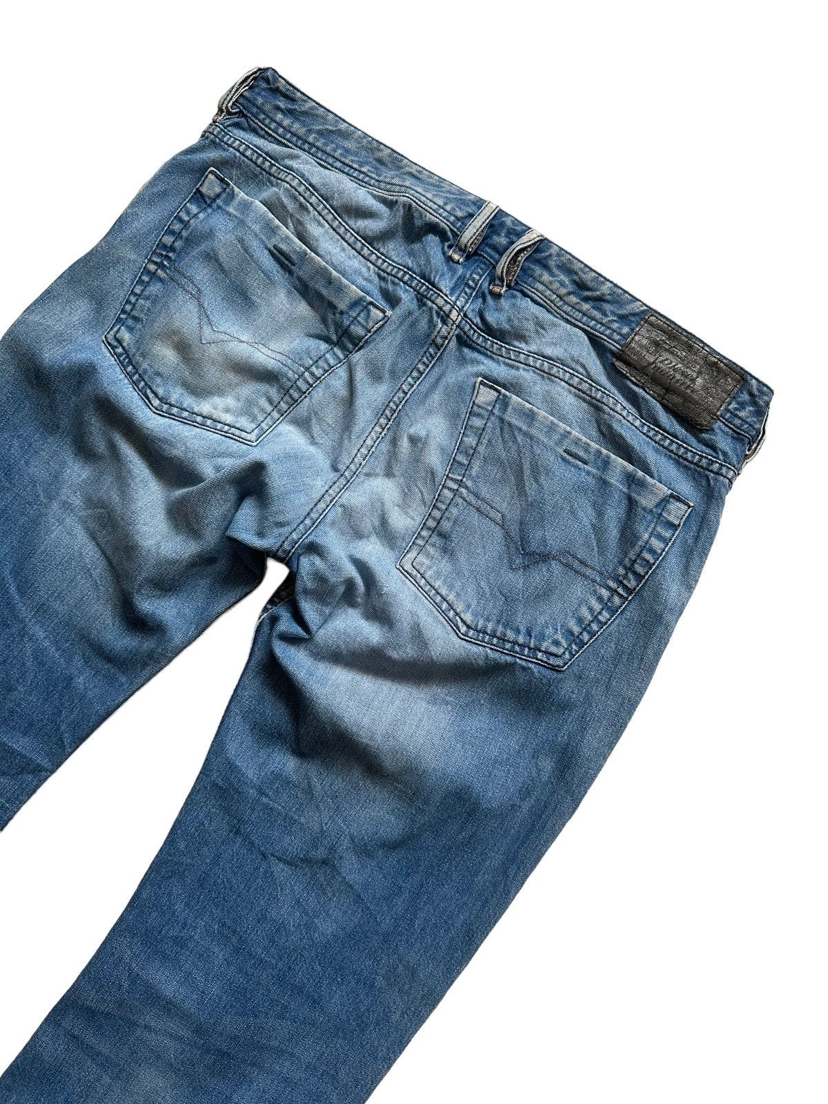 Diesel Flare Jeans Diesel Industry Distressed Boot Cut Pants Size US 34 / EU 50 - 4 Thumbnail