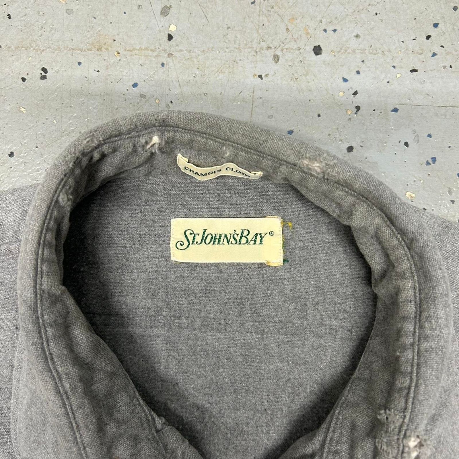 Other VTG Grey button-up flannel shirt Size US XL / EU 56 / 4 - 3 Thumbnail