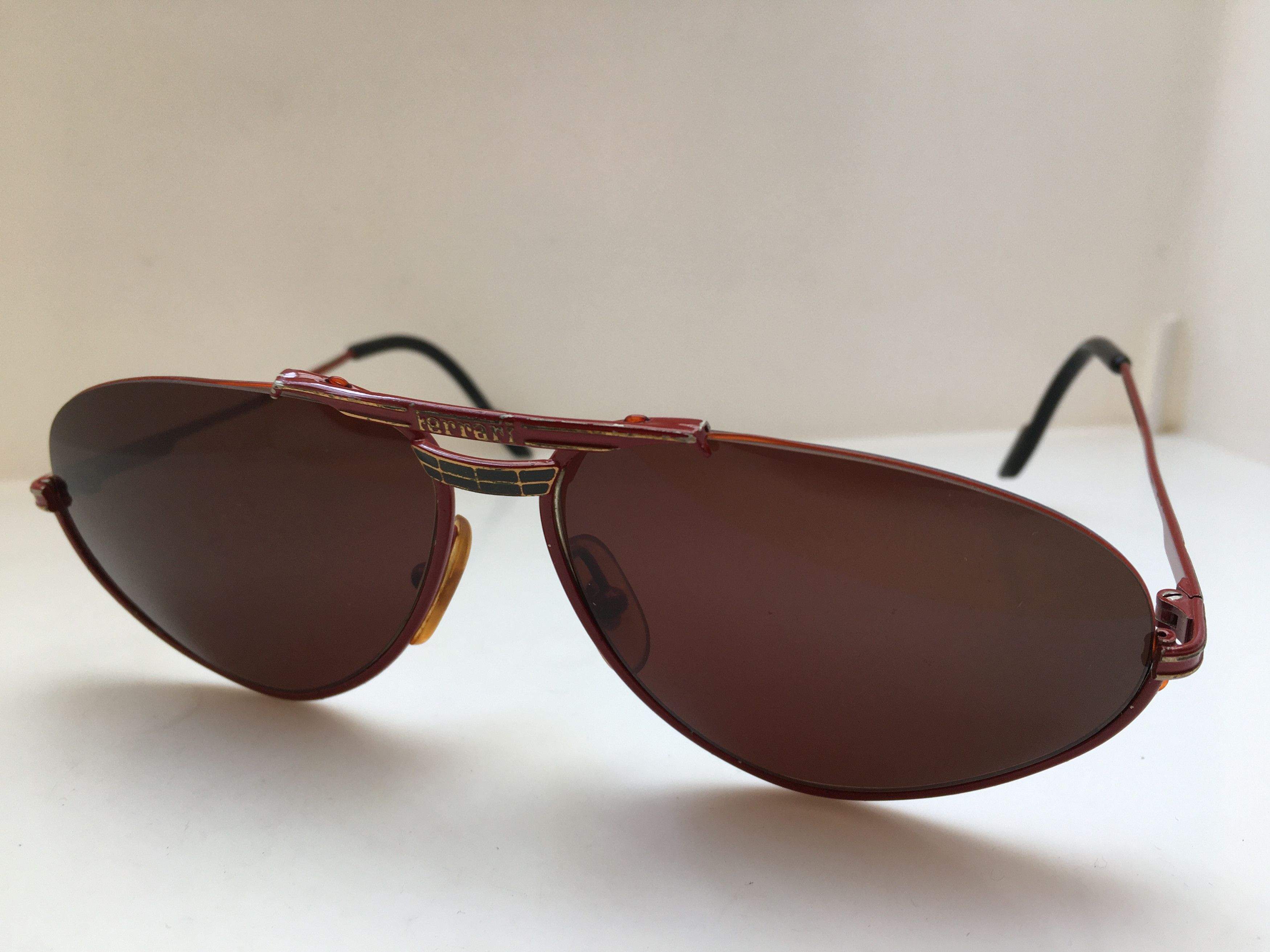 Ferrari Vintage Ferrari Red Sunglasses Frame Italy Size ONE SIZE - 3 Thumbnail