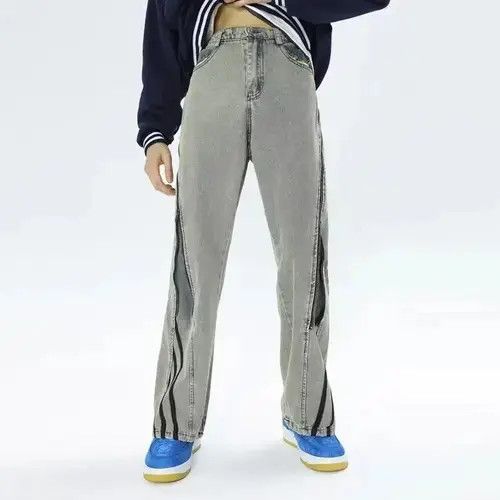 Designer × Japanese Brand × Vintage Y2k Streetwear Washed Blue Baggy Flared Jean Size US 30 / EU 46 - 2 Thumbnail