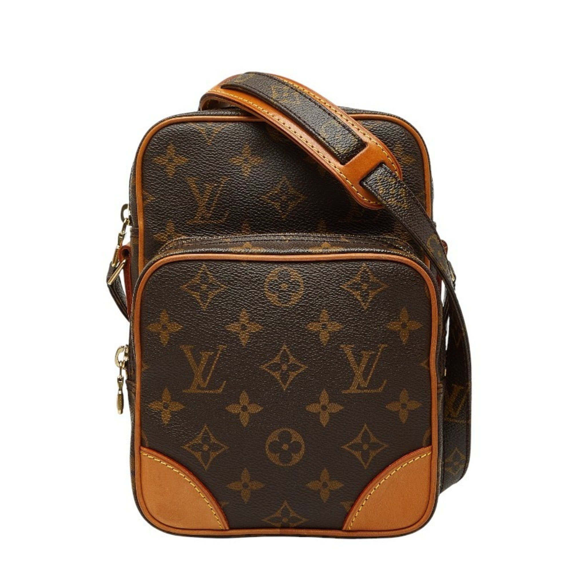 Louis Vuitton Monogram Amazon Crossbody Shoulder Bag M45236 Brown Leather Women's LOUIS VUITTON