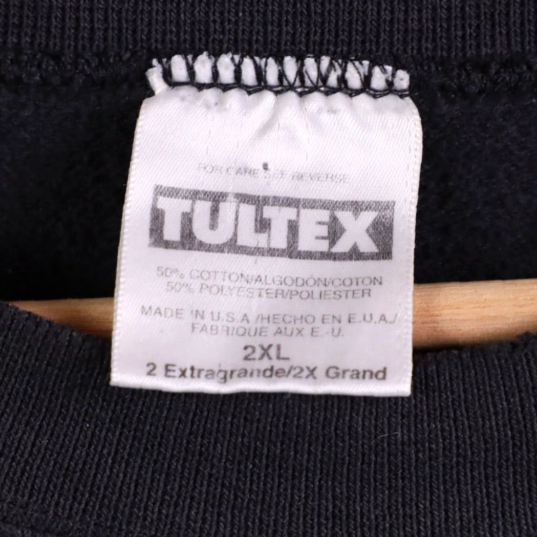 Tultex VINTAGE 90s Wolf Pack Sweatshirt 2XL Black Pullover Fleece Tultex Made in USA Size US XXL / EU 58 / 5 - 4 Thumbnail