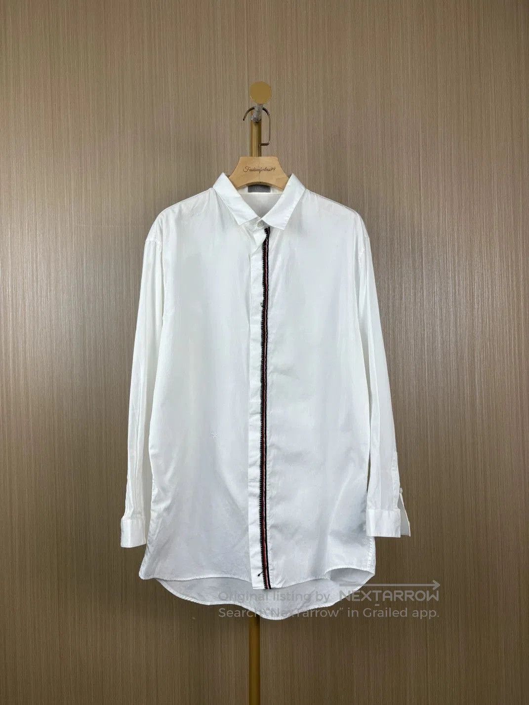 Dior white long sleeve shirt by Dior. Size US L / EU 52-54 / 3 - 1 Thumbnail