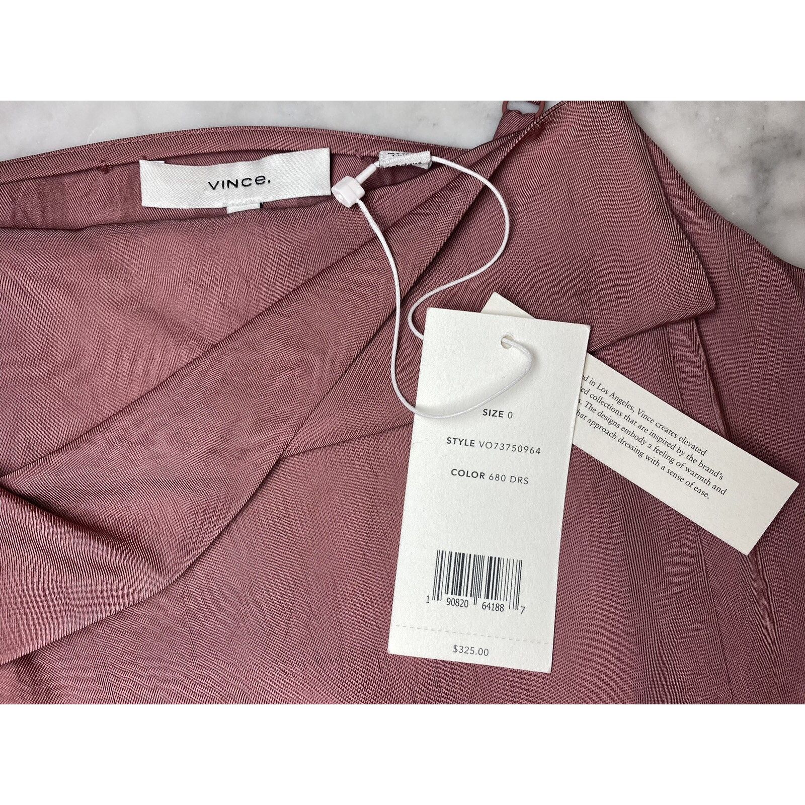 Vince VINCE-Women’s Pink/Salmon Dress-New W/Tag’s-Size 0 Size XS / US 0-2 / IT 36-38 - 8 Thumbnail