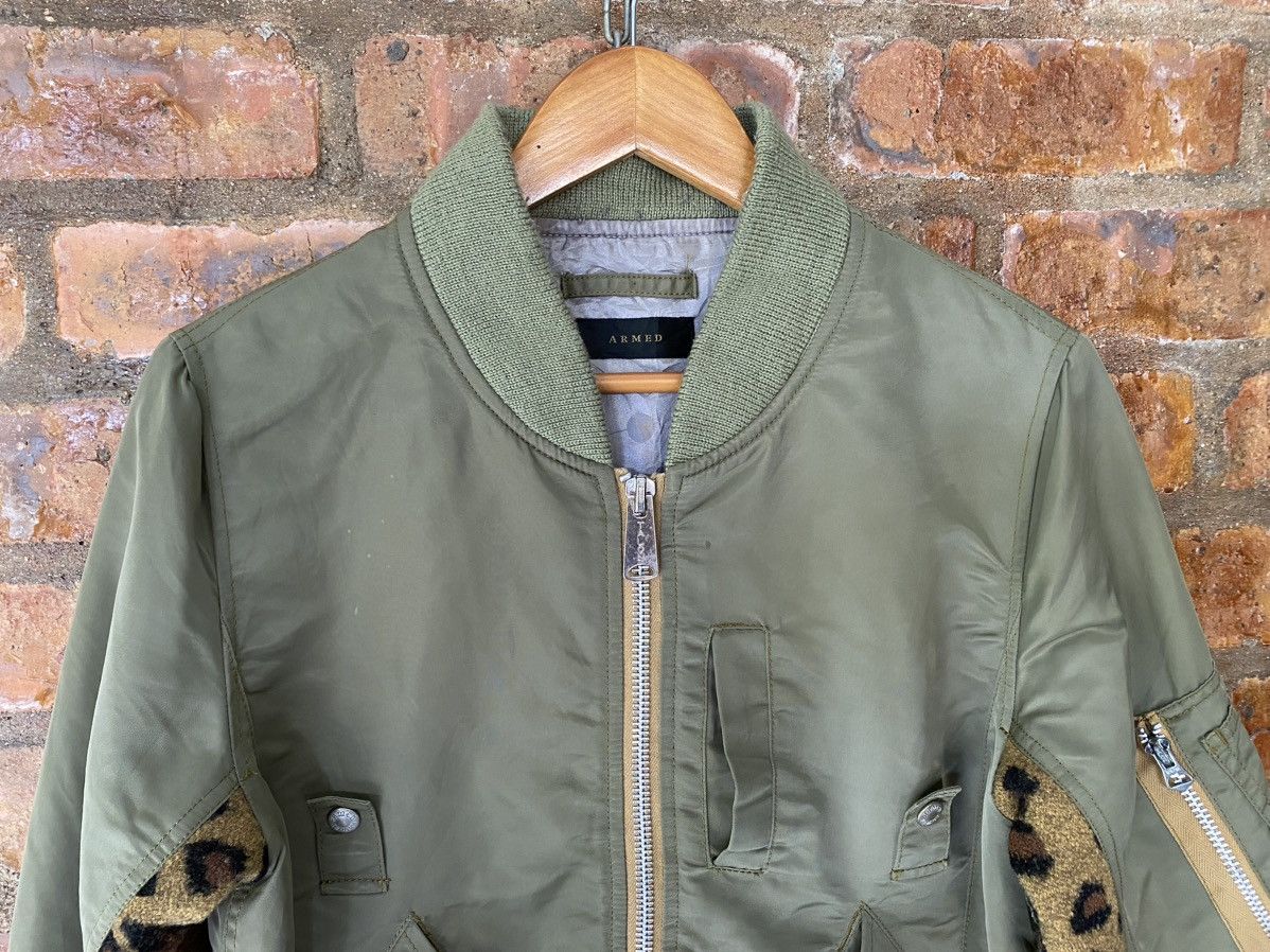 Japanese Brand ARMED Japan Hybrid MA-1 Bomber Talon Jacket Size US S / EU 44-46 / 1 - 3 Thumbnail