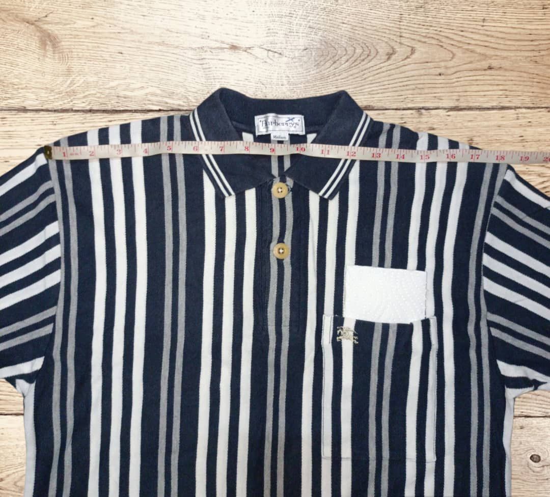 Burberry × Burberry Prorsum × Vintage Burberry Nova Check Wells Knit T-Shirt Size US M / EU 48-50 / 2 - 4 Thumbnail