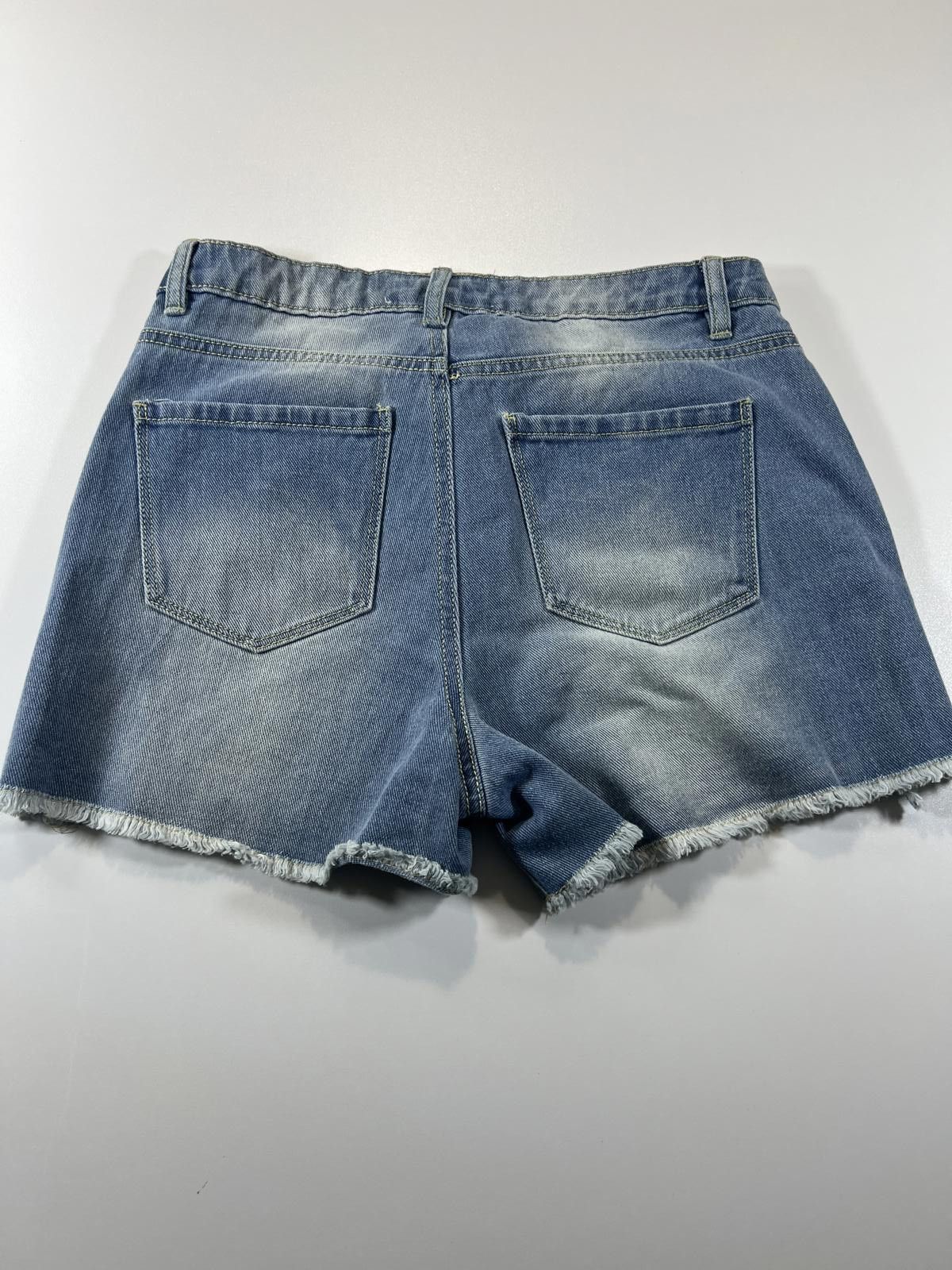 Cherokee Cherokee Distressed Denim Shorts 7 Size 28" / US 6 / IT 42 - 9 Thumbnail