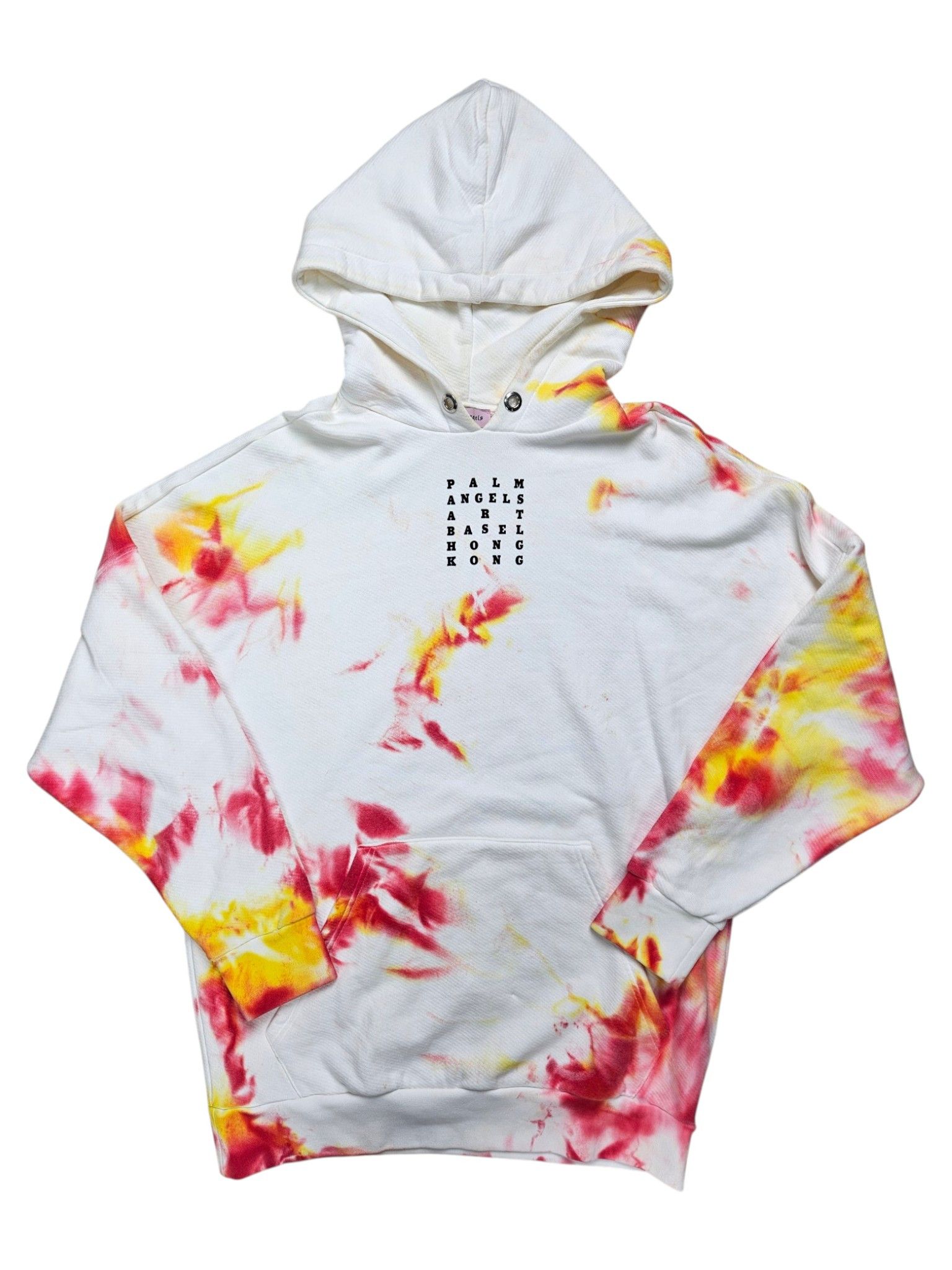Palm Angels Palm Angels "ART BASEL HONG KONG" Tie-dye Hoodie Size US S / EU 44-46 / 1 - 1 Thumbnail