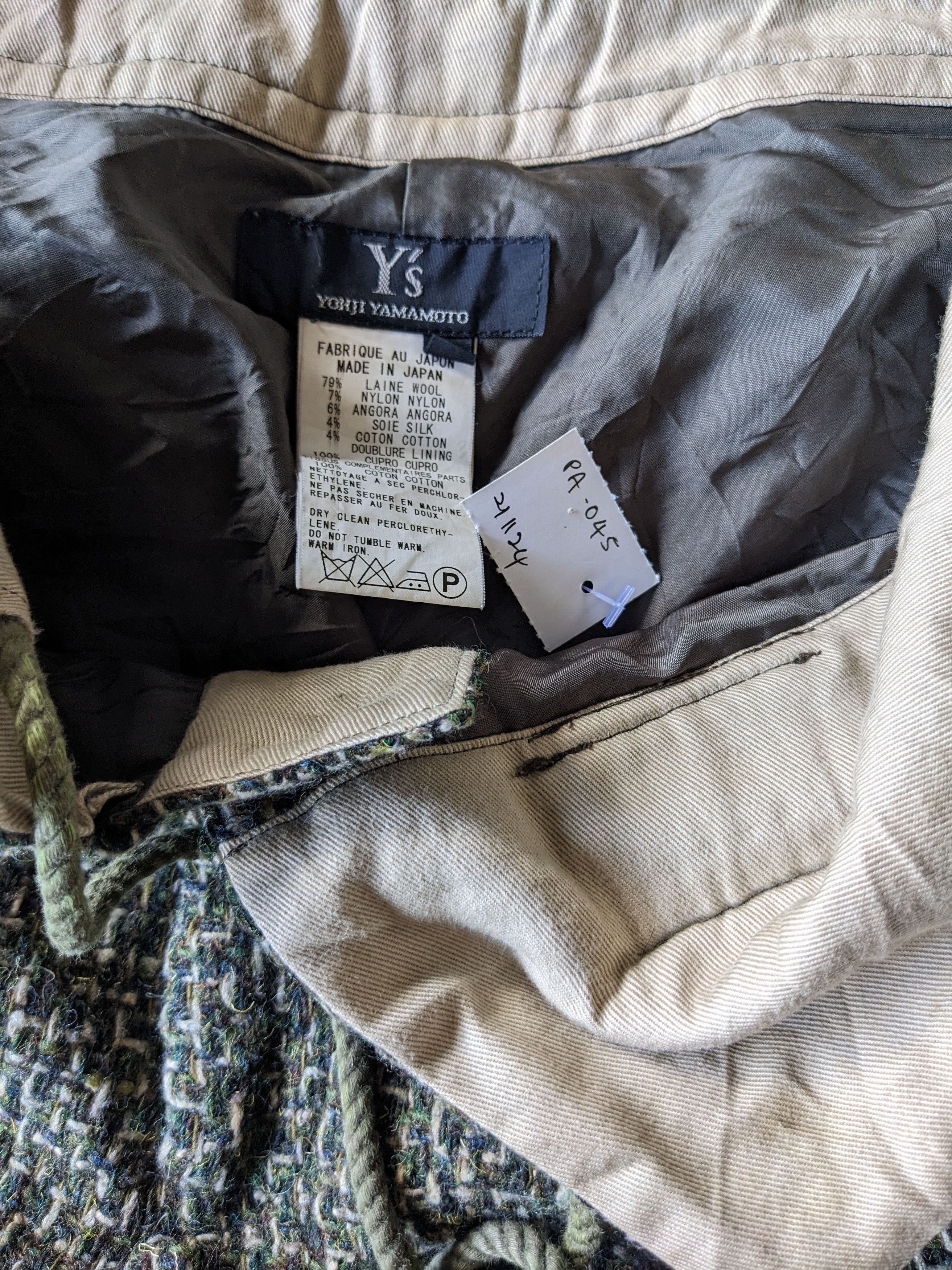 Y's × Yohji Yamamoto Vintage Y's Yohji Yamamoto cropped wool samurai pant Size US 36 / EU 52 - 13 Thumbnail