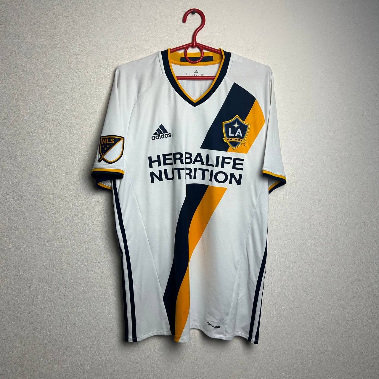Adidas Mens Adidas FC La Galaxy MLS 17 Don Ditar soccer jersey Size US M / EU 48-50 / 2 - 1 Thumbnail