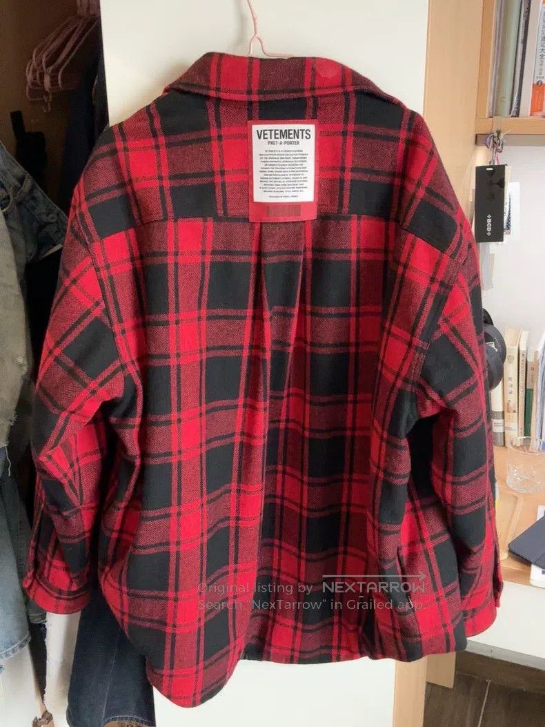 Vetements Vetements Wool blend shirt jacket Size US S / EU 44-46 / 1 - 4 Thumbnail