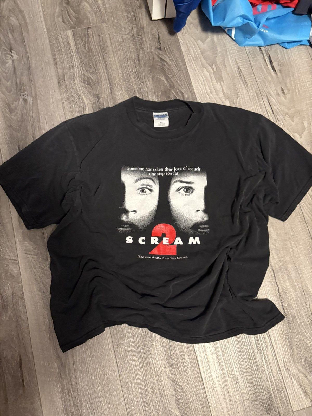Vintage 1997 Scream 2 / Jackie Brown doublesided Promo Tee Gildan