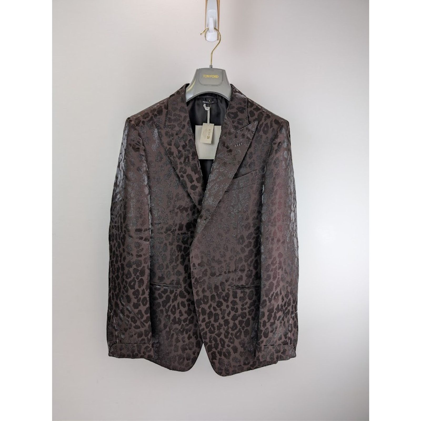 Tom Ford o1rshd1 Blazer Jacket in Dark Brown Size US XL / EU 56 / 4 - 1 Thumbnail