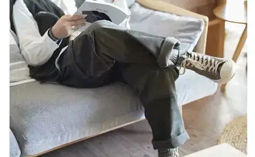 Other 2019A/W Simple Blue Japan Olive Patchwork Corduroy Pants Size US 32 / EU 48 - 2 Thumbnail