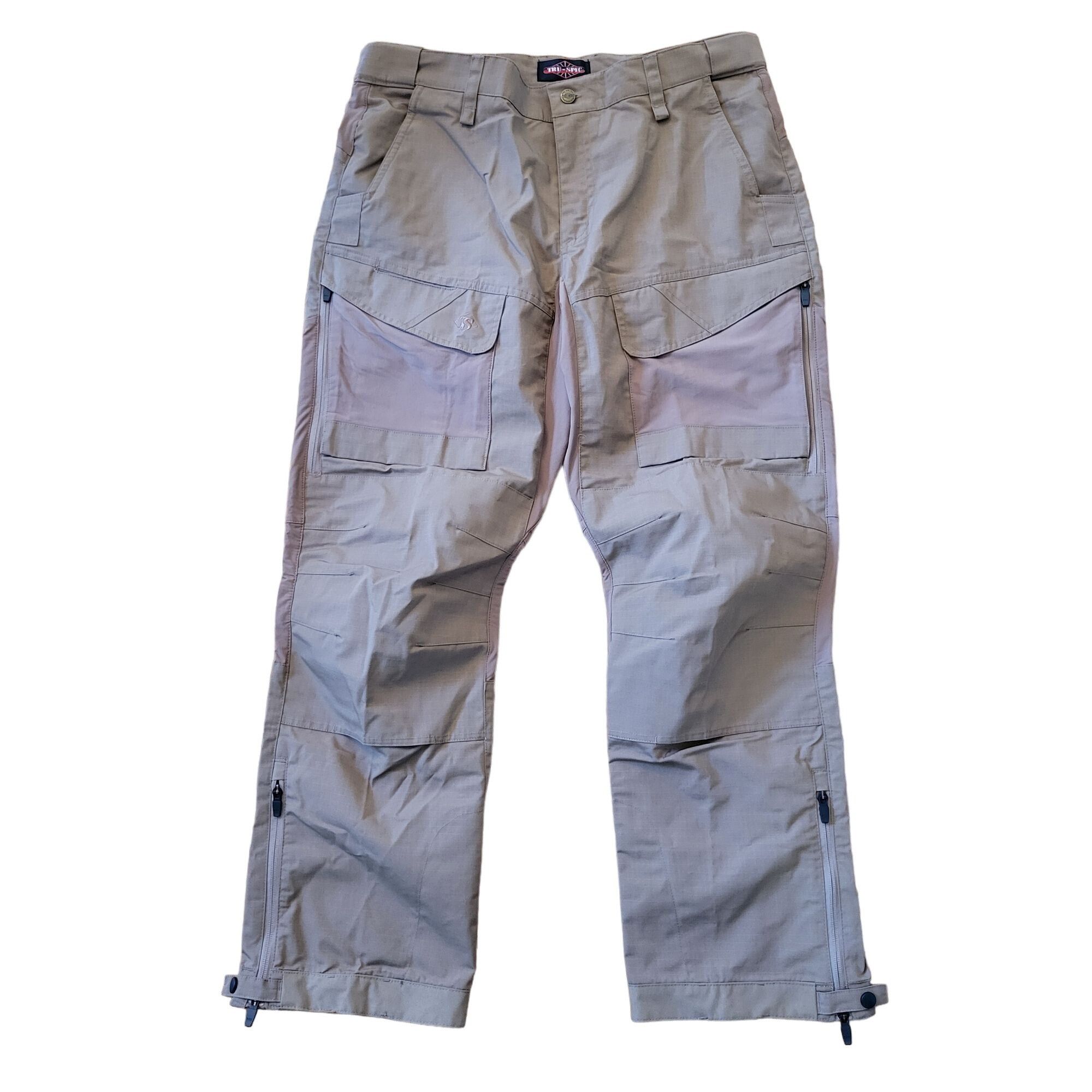 Vintage Tru Spec Tactical Ripstop Cargo Pants 38x32 Khaki Heavy Duty Size US 38 / EU 54 - 1 Thumbnail