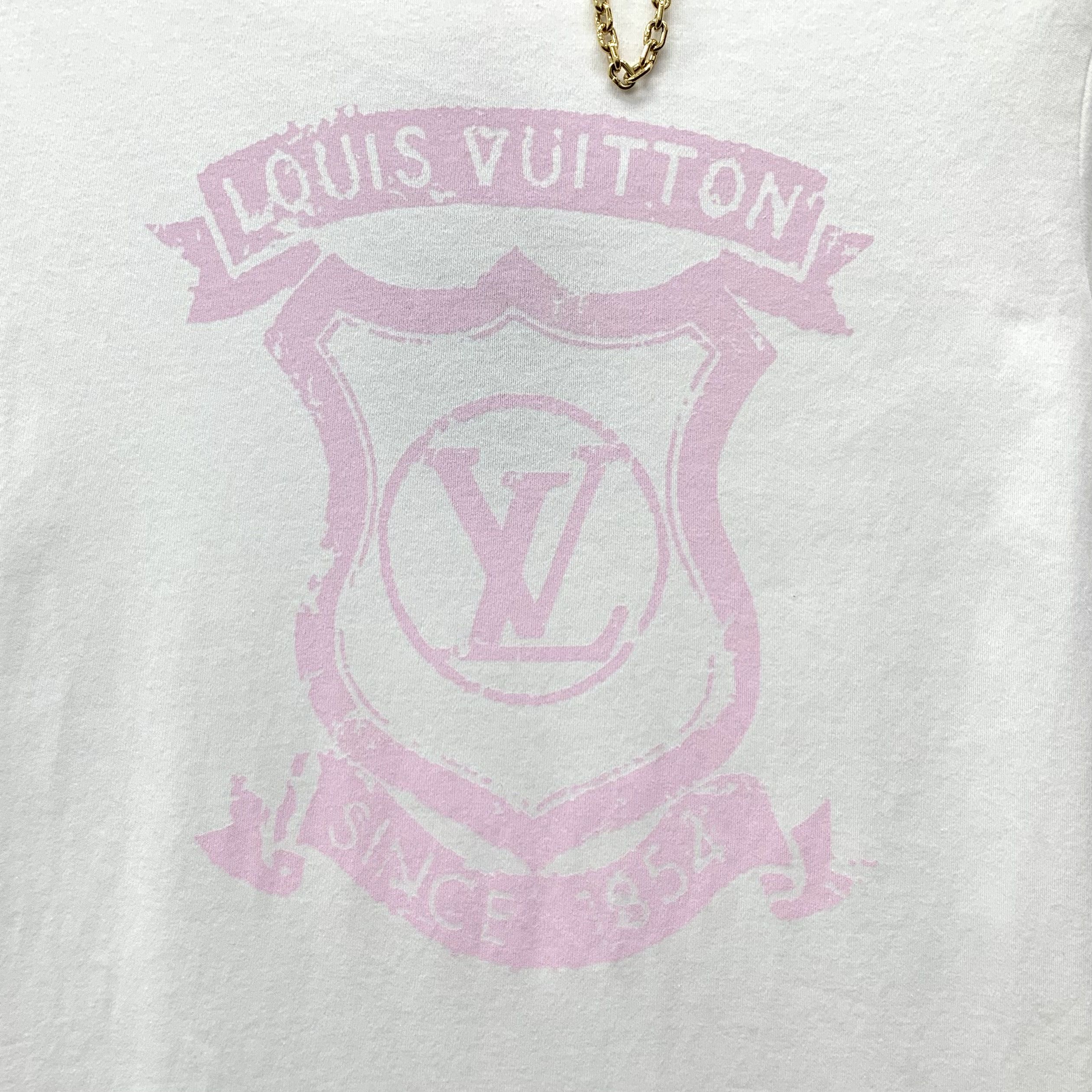 Louis Vuitton Louis Vuitton Logo Print Dress White (Size S) Size S / US 4 / IT 40 - 5 Thumbnail