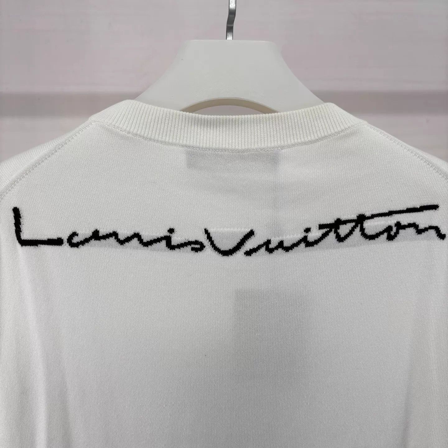Louis Vuitton LV Cartoon Werewolf Knit Short-Sleeve Tee White L Size US L / EU 52-54 / 3 - 3 Thumbnail
