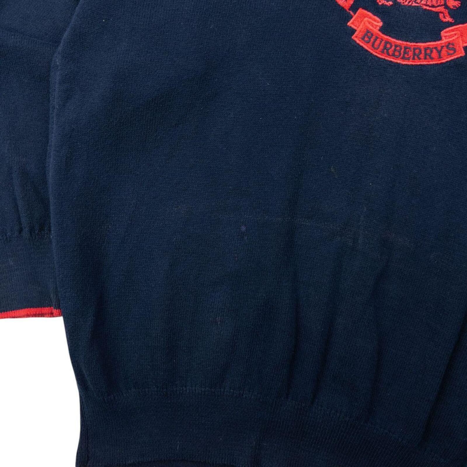 Burberry Vintage 90s Burberry Embroidered Jumper Size L Size US L / EU 52-54 / 3 - 5 Thumbnail