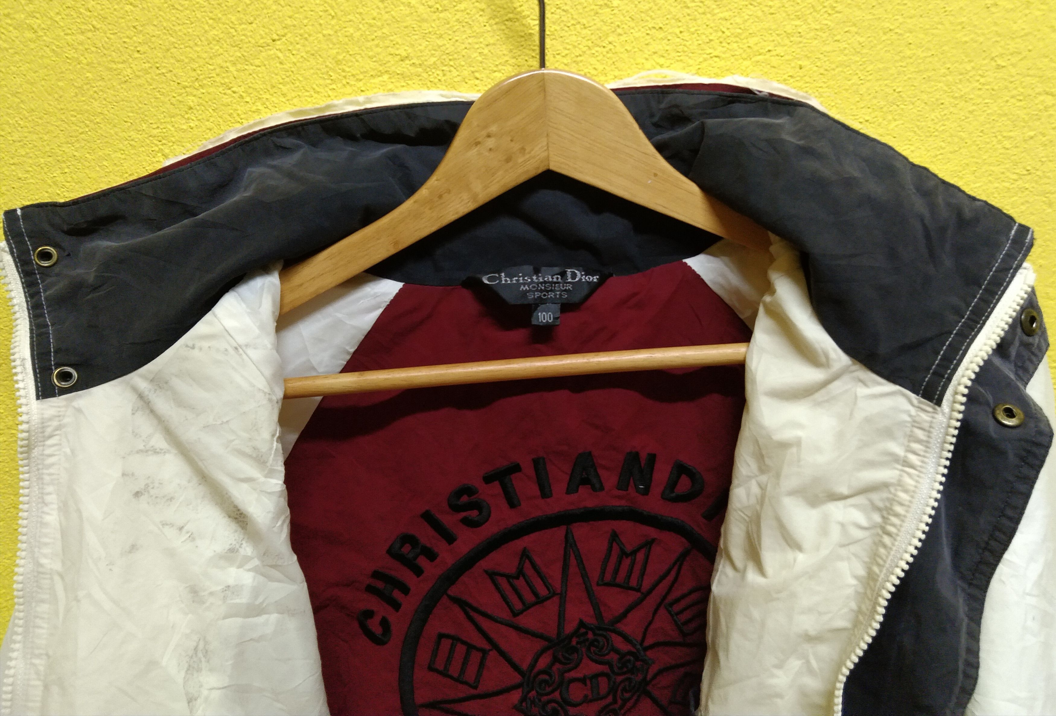Christian Dior Monsieur Christian Dior Sports Spell Out Embroidery Hooded Jacket Size US XL / EU 56 / 4 - 15 Thumbnail