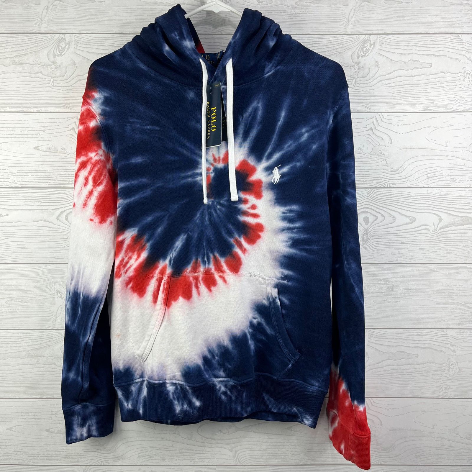 Polo Ralph Lauren Polo Ralph Lauren Tie Dye Hoodie Mens Size XS Red White Blue Size US XS / EU 42 / 0 - 1 Thumbnail