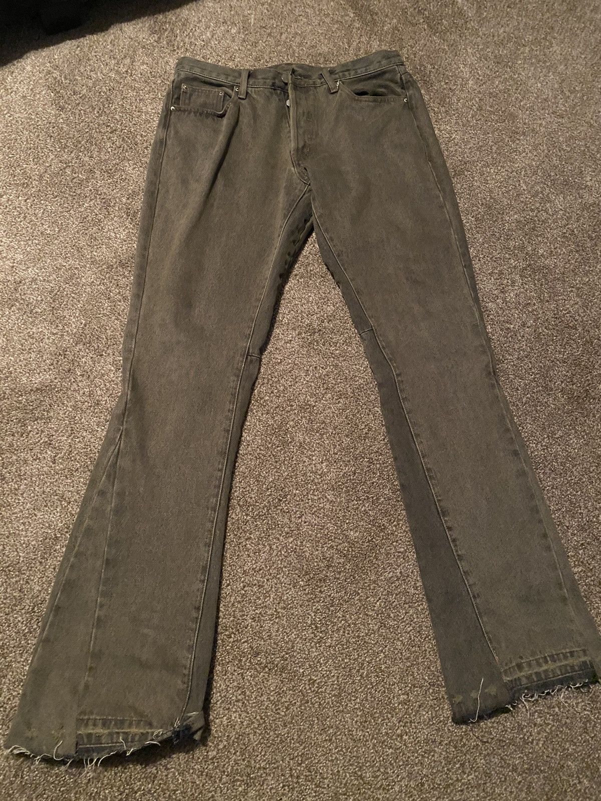 Vintage MNML B355 Flare Denim Size US 31 - 1 Thumbnail