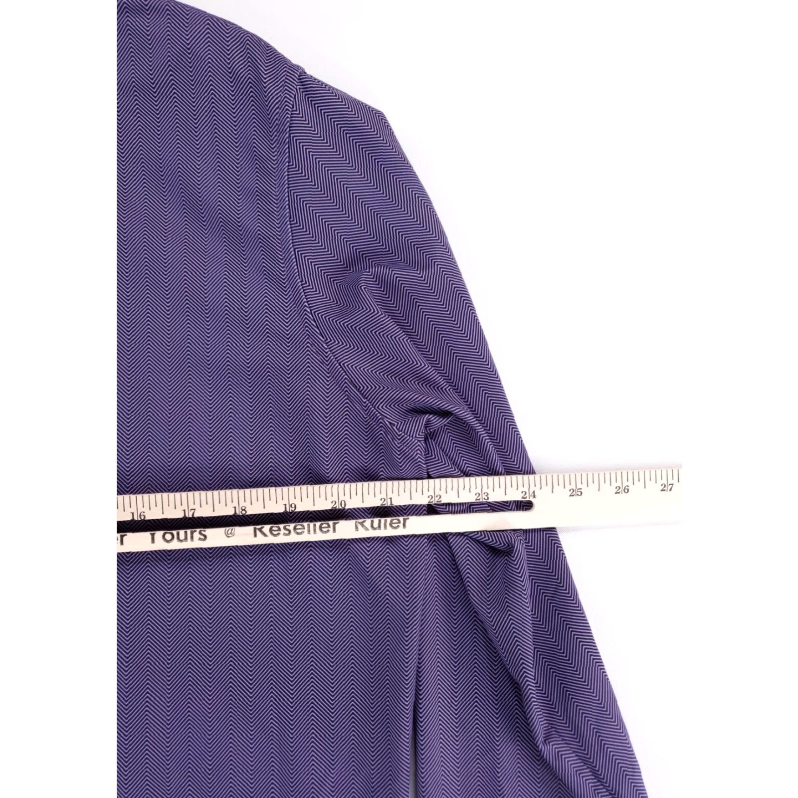 Peter Millar Peter Millar Perth Wicking 1/4 Zip Purple Zig Zag Long Sleeve Shirt Mens M Size US M / EU 48-50 / 2 - 8 Thumbnail