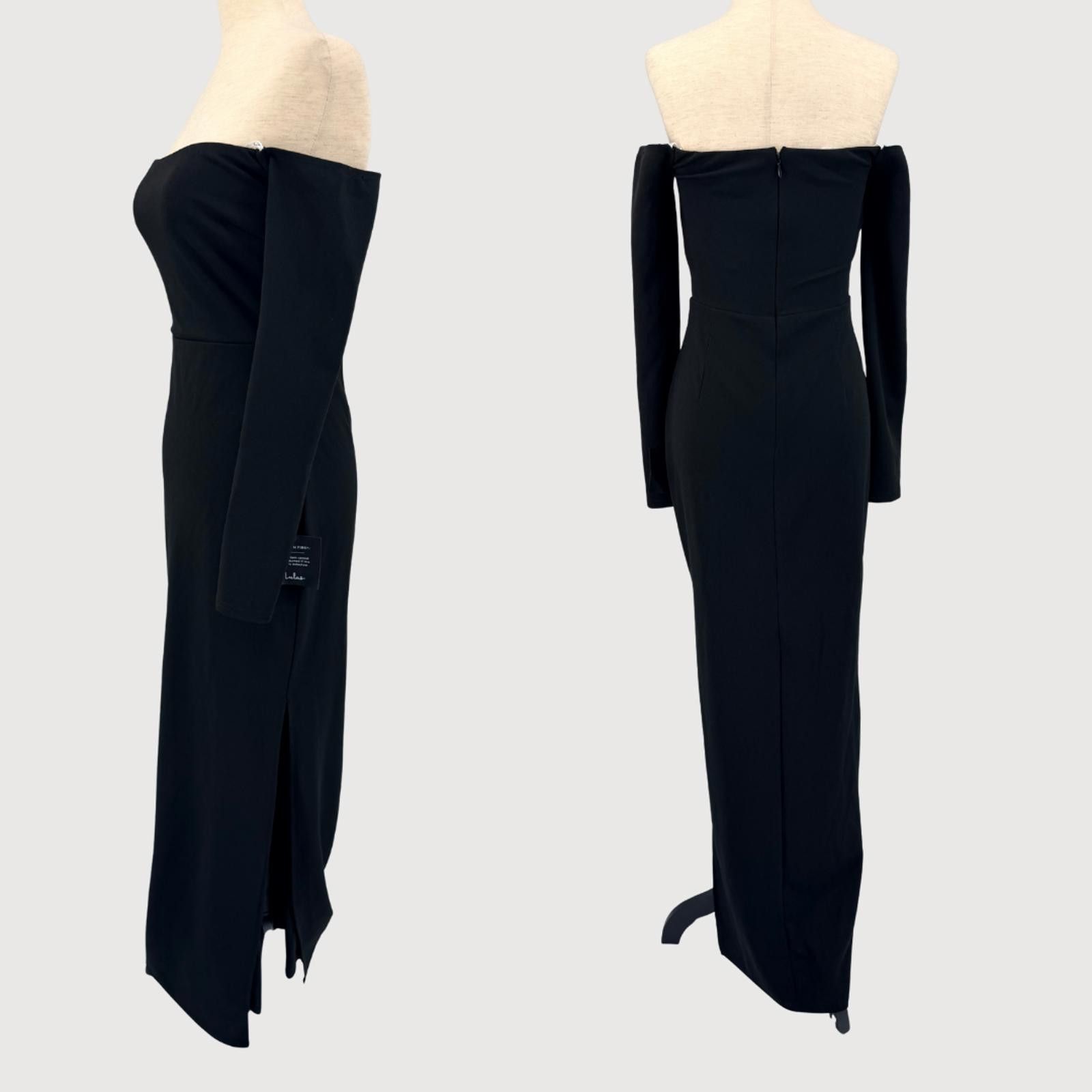 Lulus Lulus NWT Off Shoulder Maxi Dress Black Formal S Size S / US 4 / IT 40 - 3 Thumbnail