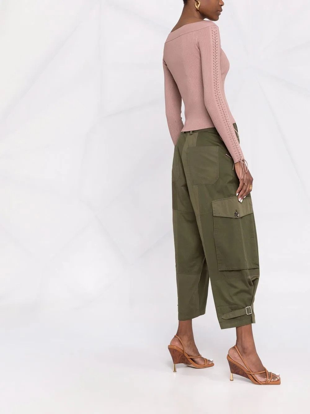 Dolce & Gabbana o1y0925 Blouse in Light Brown Size XS / US 0-2 / IT 36-38 - 5 Thumbnail
