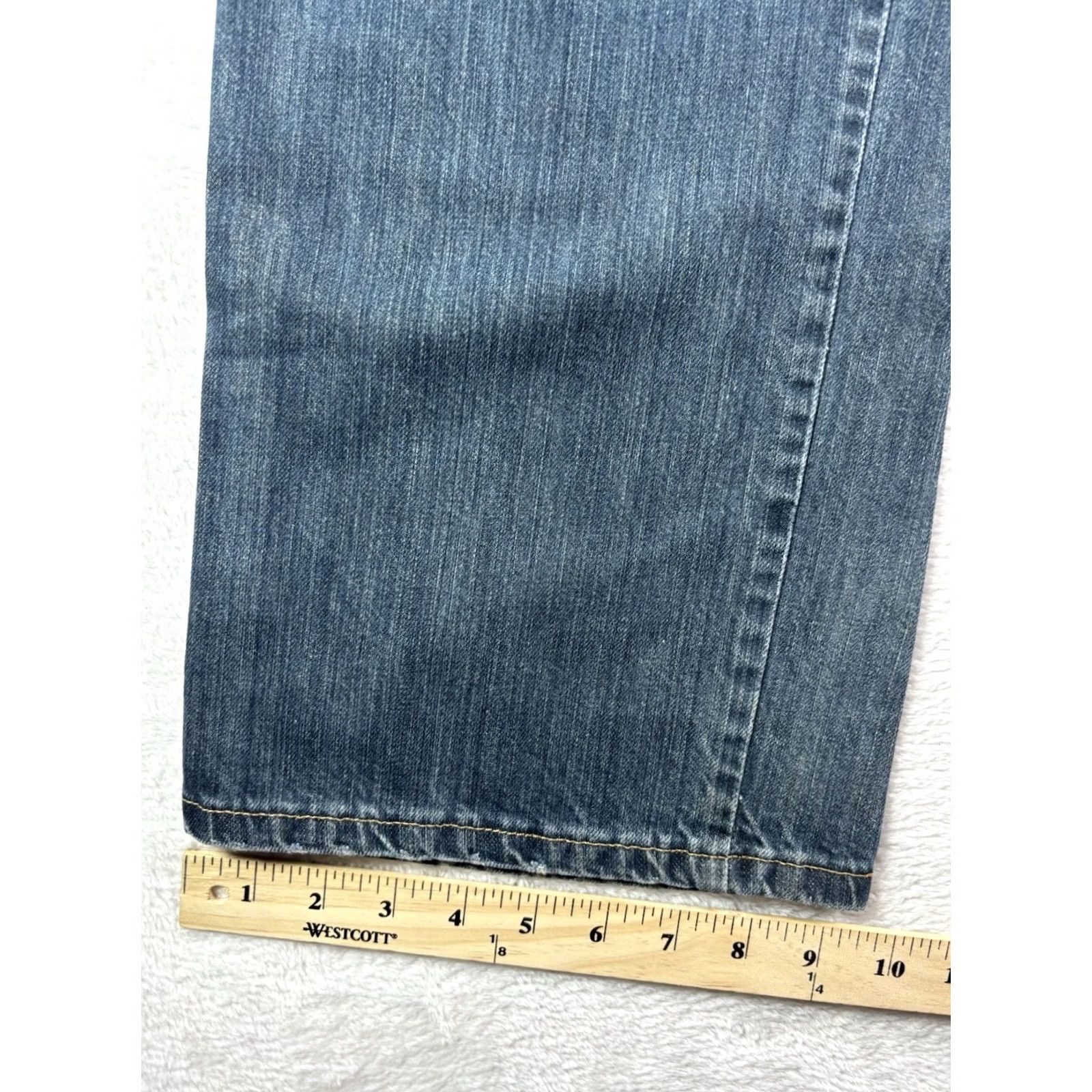 Wrangler Wrangler WRT20WB Jeans Men's 34x34 Blue Retro Western Cowboy Straight Slim Denim Size US 34 / EU 50 - 5 Thumbnail