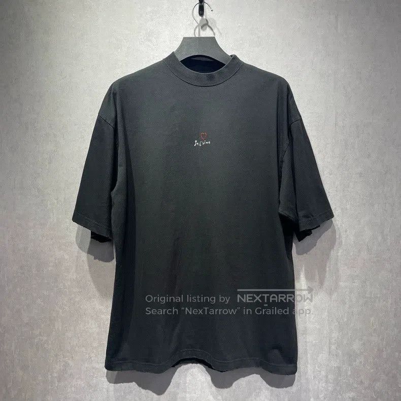 Balenciaga Balenciaga Solid Color Letter Embroidered Loose Short Slee Size US XS / EU 42 / 0 - 1 Thumbnail
