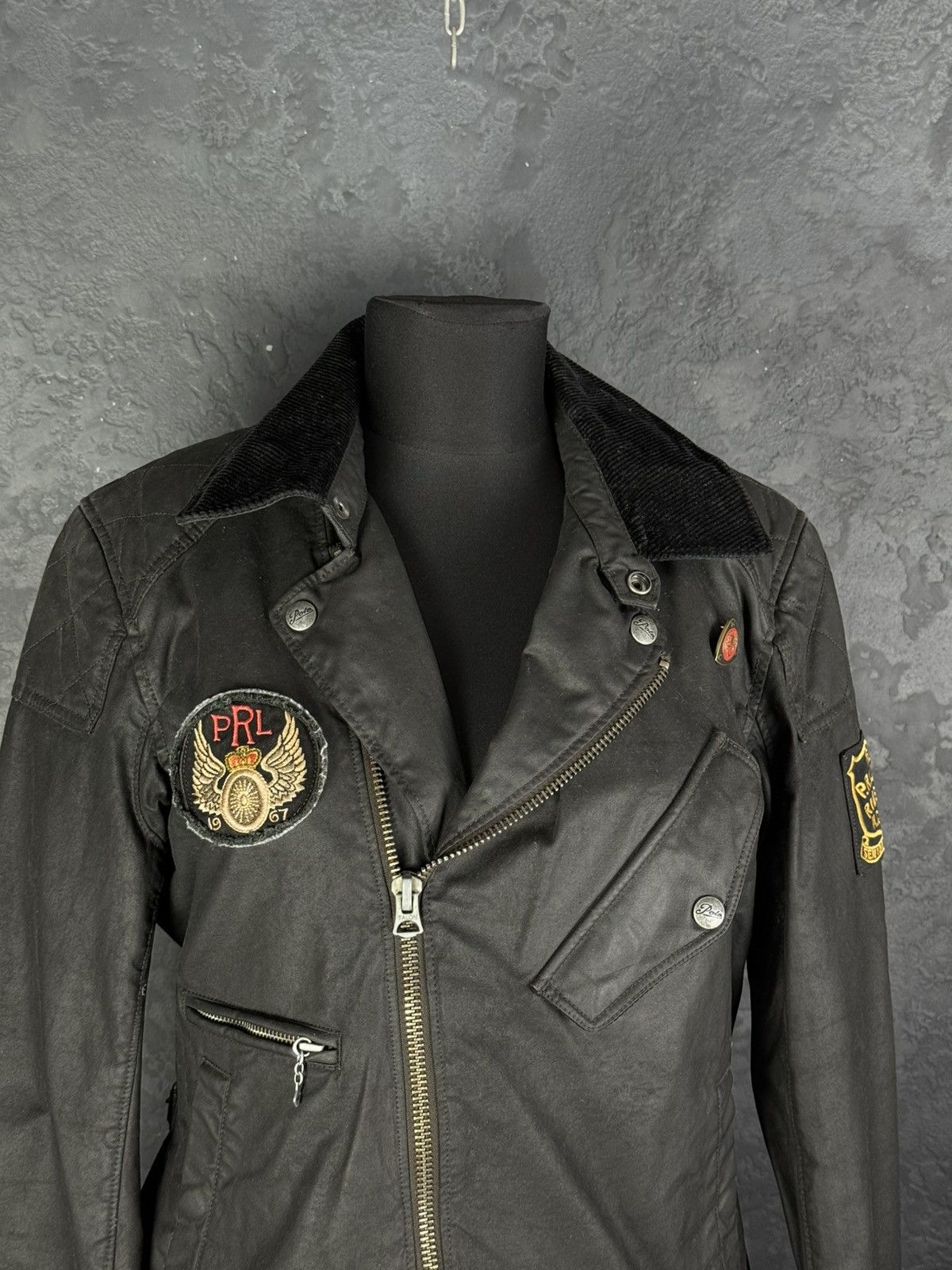 Vintage Polo Ralph Lauren Double Riders Oiled Leather Jacket SizeS-M Size US S / EU 44-46 / 1 - 3 Thumbnail