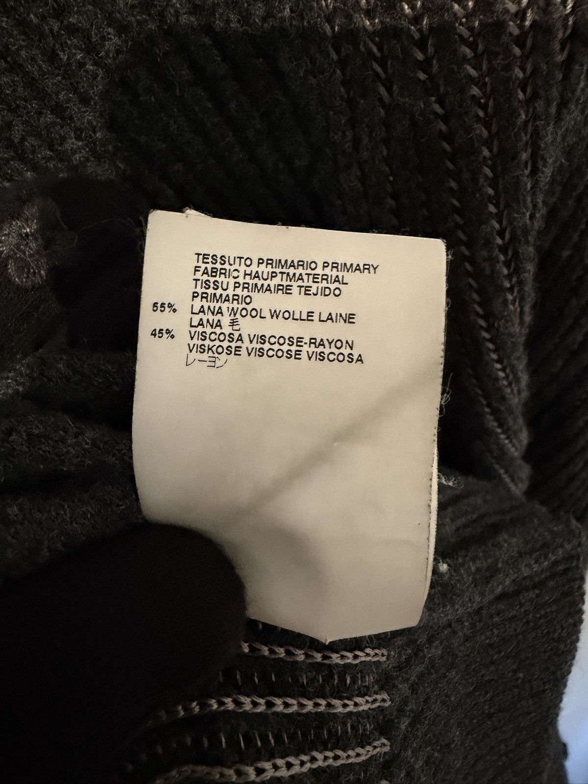 Maison Margiela Maison Margiela Knit Cardigan Size US L / EU 52-54 / 3 - 12 Thumbnail