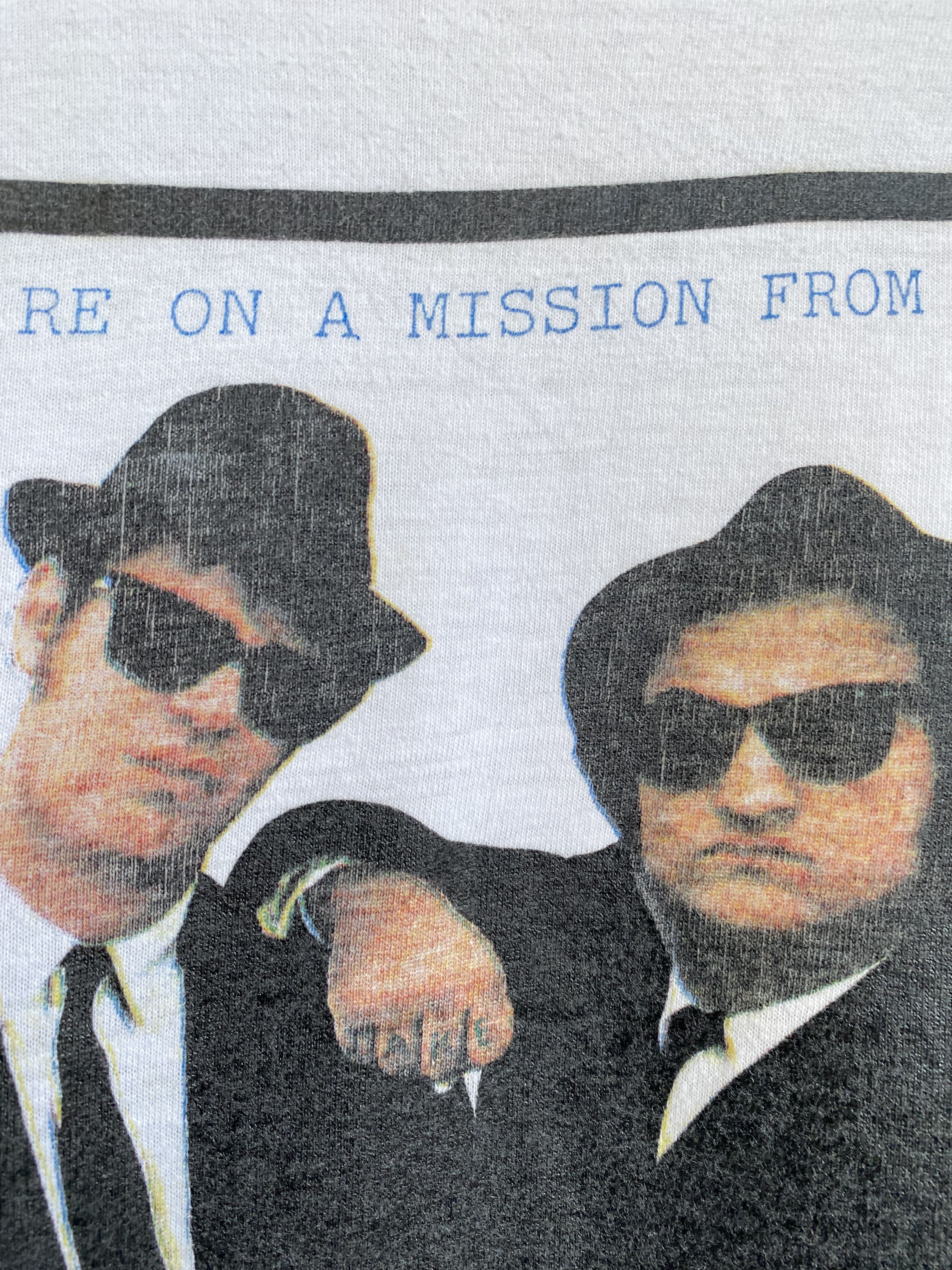Band Tees × Vintage Vintage 80s The Blues brothers blues soul t-shirt Size US L / EU 52-54 / 3 - 3 Thumbnail