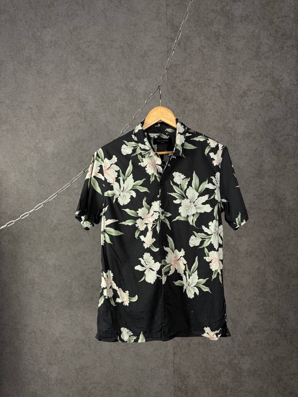 Allsaints Allsaints designer Hawaiian crazy shirt Size US S / EU 44-46 / 1 - 1 Thumbnail