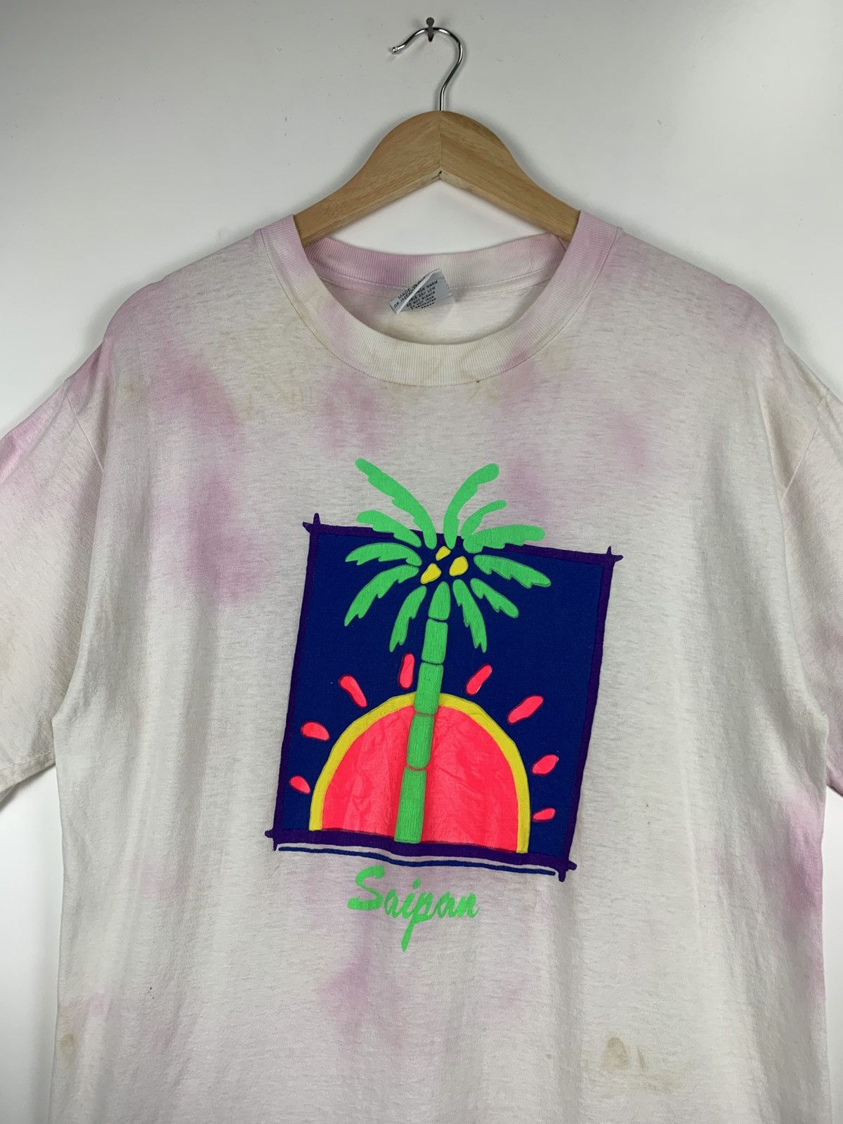 Vintage Vintage Saipan tie dye tee Size US L / EU 52-54 / 3 - 6 Thumbnail