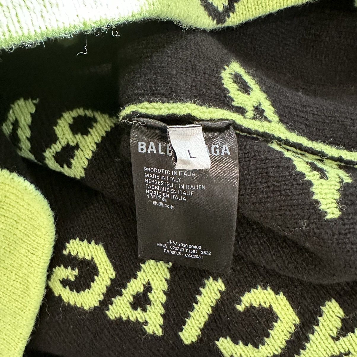 Balenciaga Balenciaga Allover Logo Knit Size US L / EU 52-54 / 3 - 11 Thumbnail