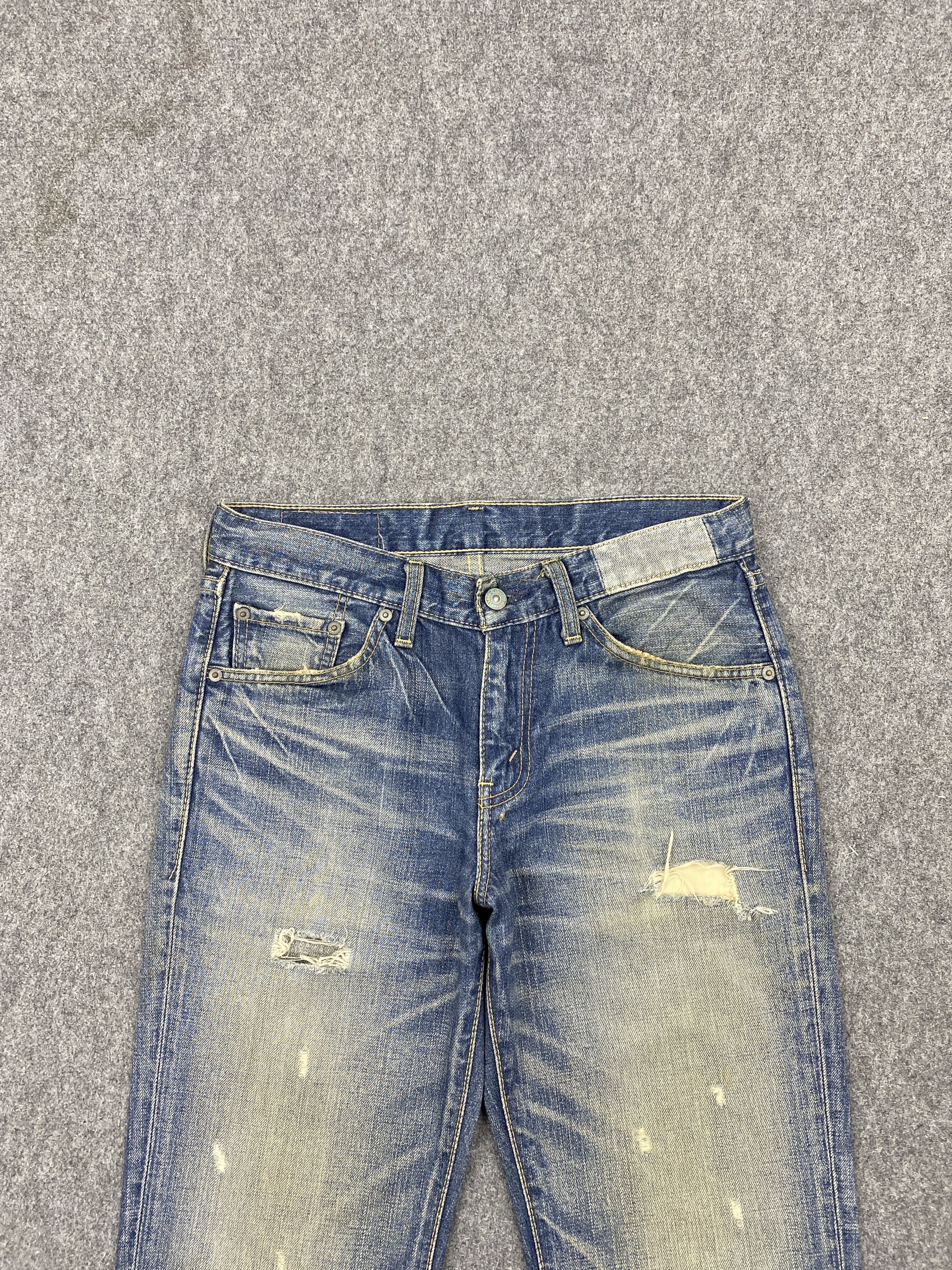 Levi's × Vintage Distressed Vintage Levi's 517 Flare Bootcut Jeans Size US 29 - 2 Thumbnail