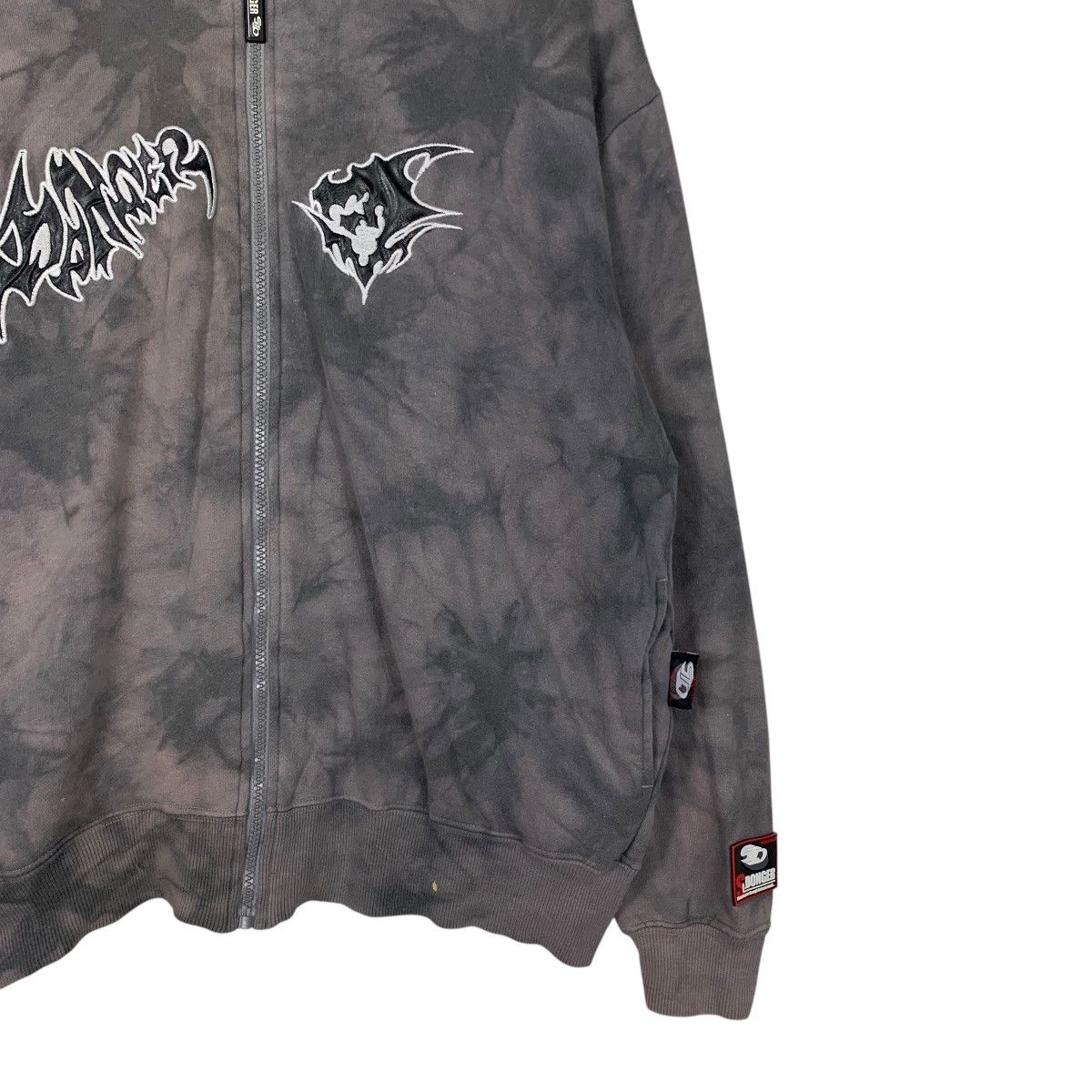 Japanese Brand DONGER On Right Course Acid Wash Zipper Hoodies #2052-C89 Size US S / EU 44-46 / 1 - 4 Thumbnail