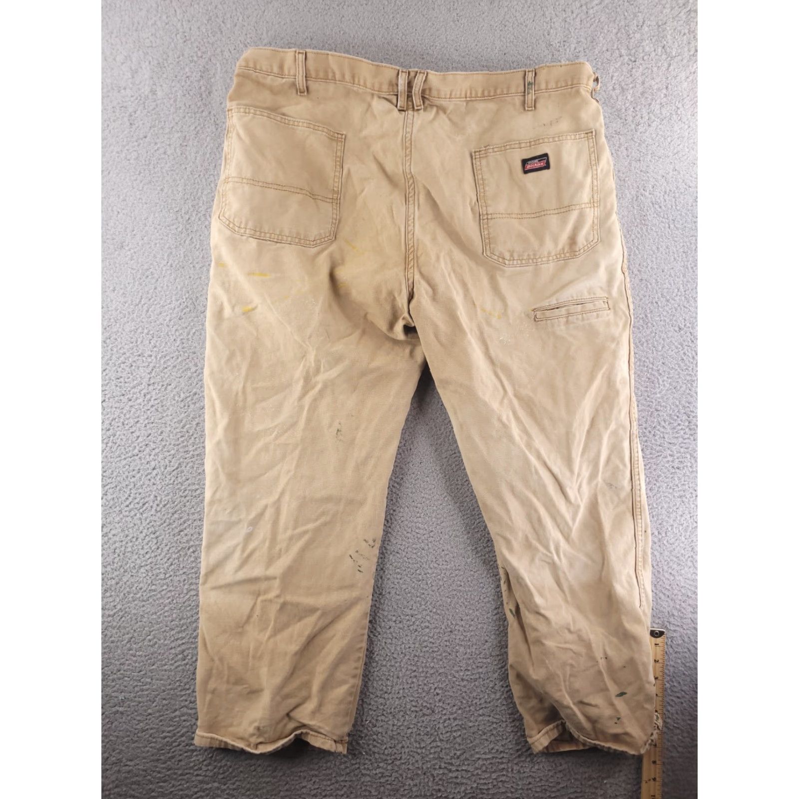 Dickies Dickies Pants Mens 42x29 Brown Canvas Workwear Carpenter Size US 42 / EU 58 - 7 Thumbnail