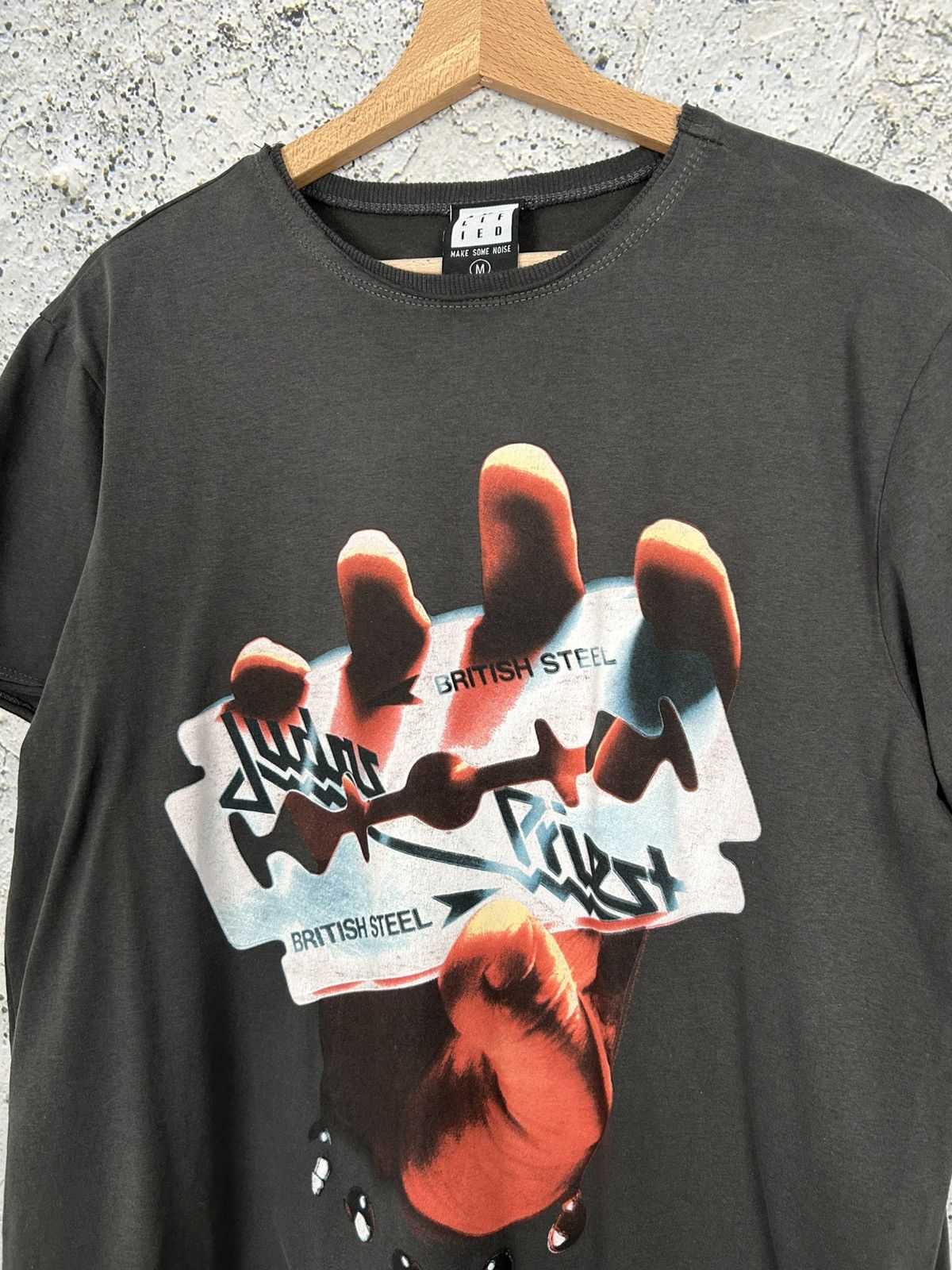 Band Tees Judas Priest British Steel Rock Band Tee Metal Grunge Punk Size US M / EU 48-50 / 2 - 3 Thumbnail